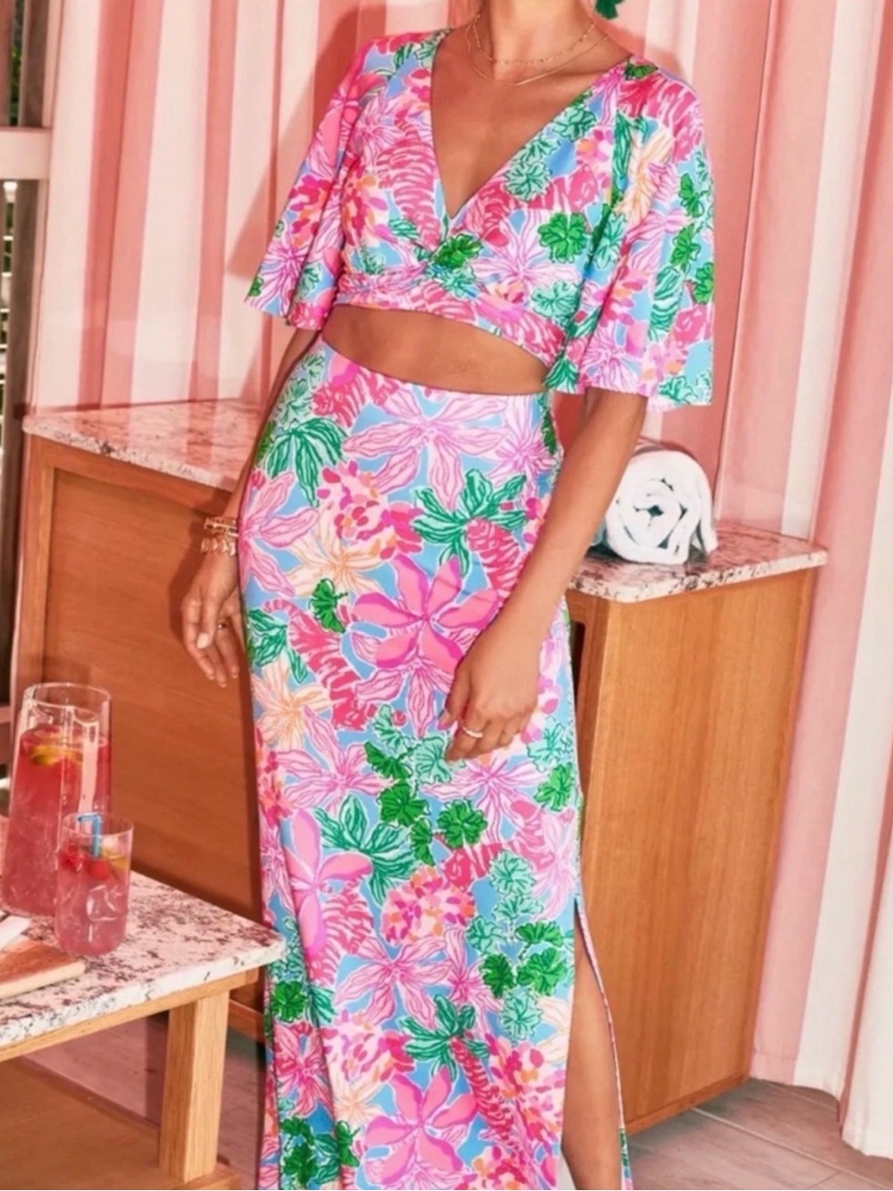 Lilly Pulitzer NWOT Minka Maxi Set-L